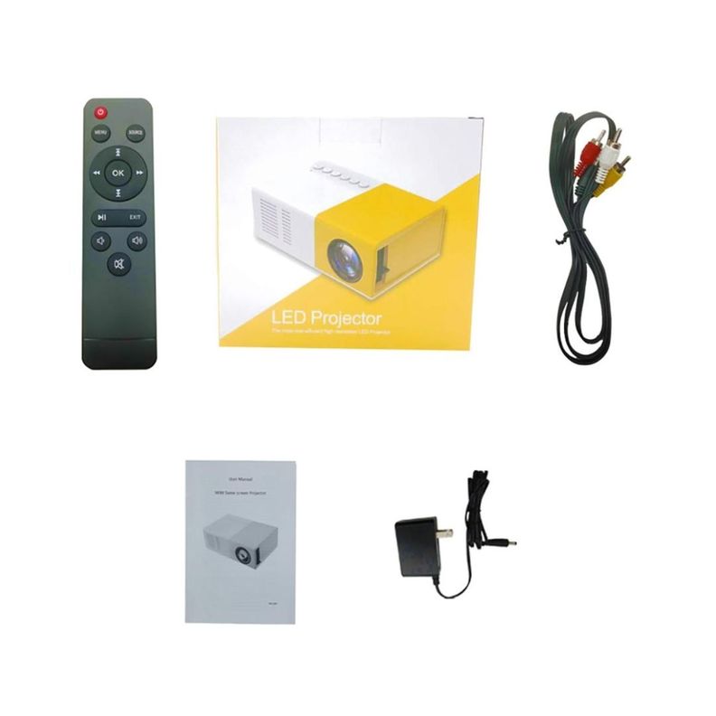 MINI PROYECTOR LED YG-300 PRO PORTATIL-4