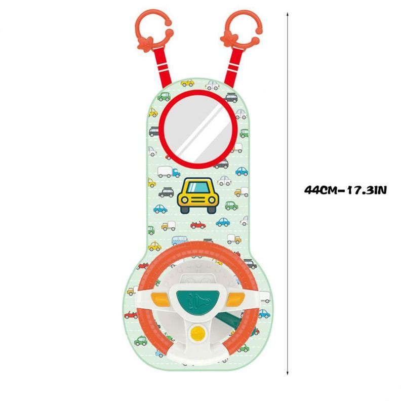 VOLANTE SIMULADOR ROTACION 360 PARA AUTO BEBE-3