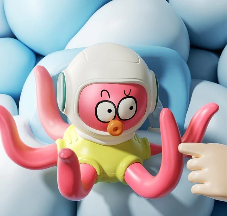 PULPO FLOTADOR INTERACTIVO JUGUETE DE BAÑO-1