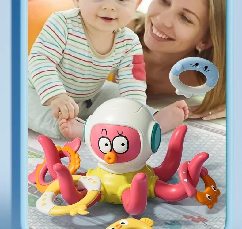 PULPO FLOTADOR INTERACTIVO JUGUETE DE BAÑO-3