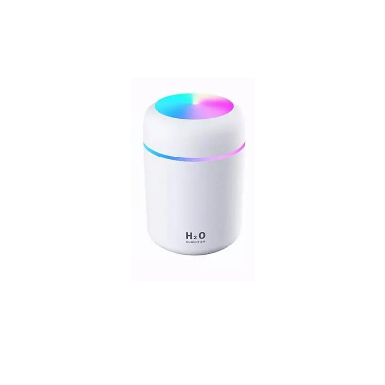 HUMIDIFICADOR DIFUSOR LED COLORFULL BLANCO-0