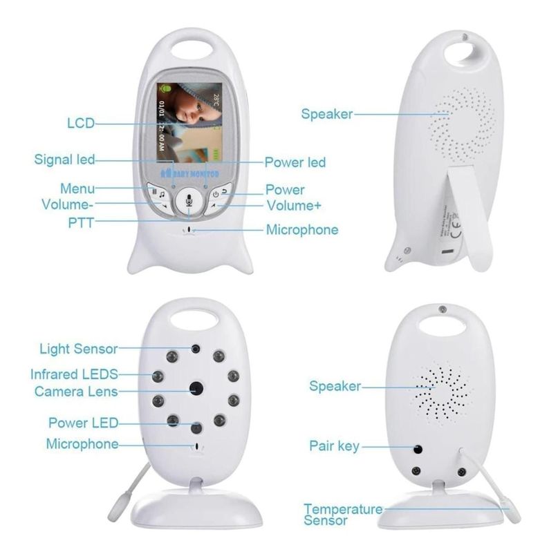 CAMARA MONITOR DE BEBE BIDIRECCIONAL-3