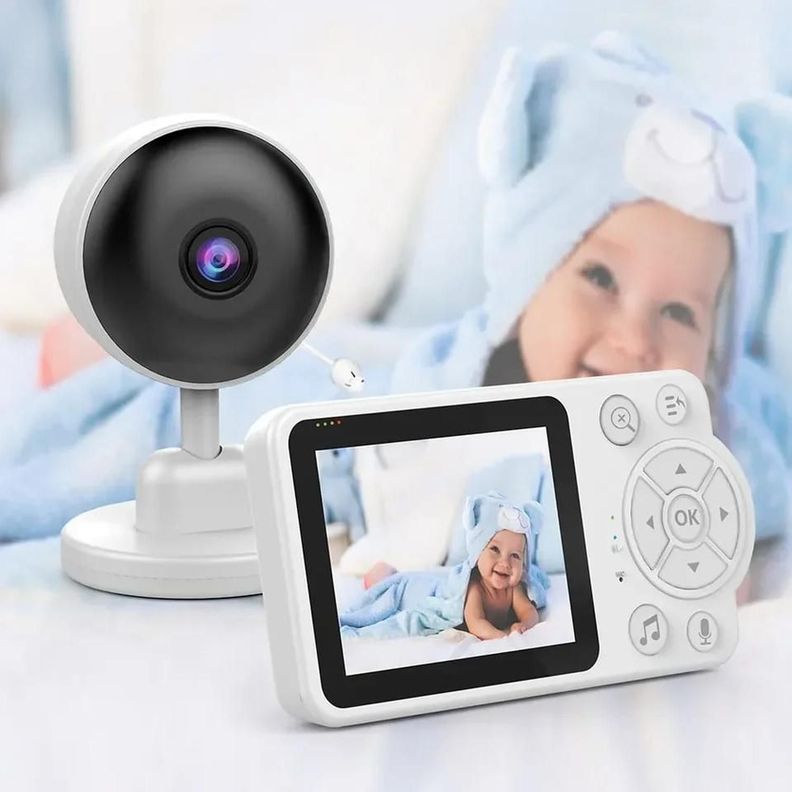 CAMARA MONITOR DE BEBE CON PANTALLA LCD-0