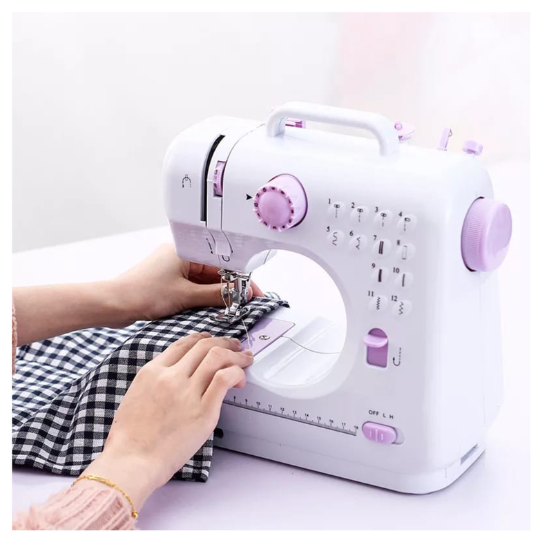MAQUINA DE COSER PORTATIL SEMI-PROFESIONAL 12 PUNTADAS-3