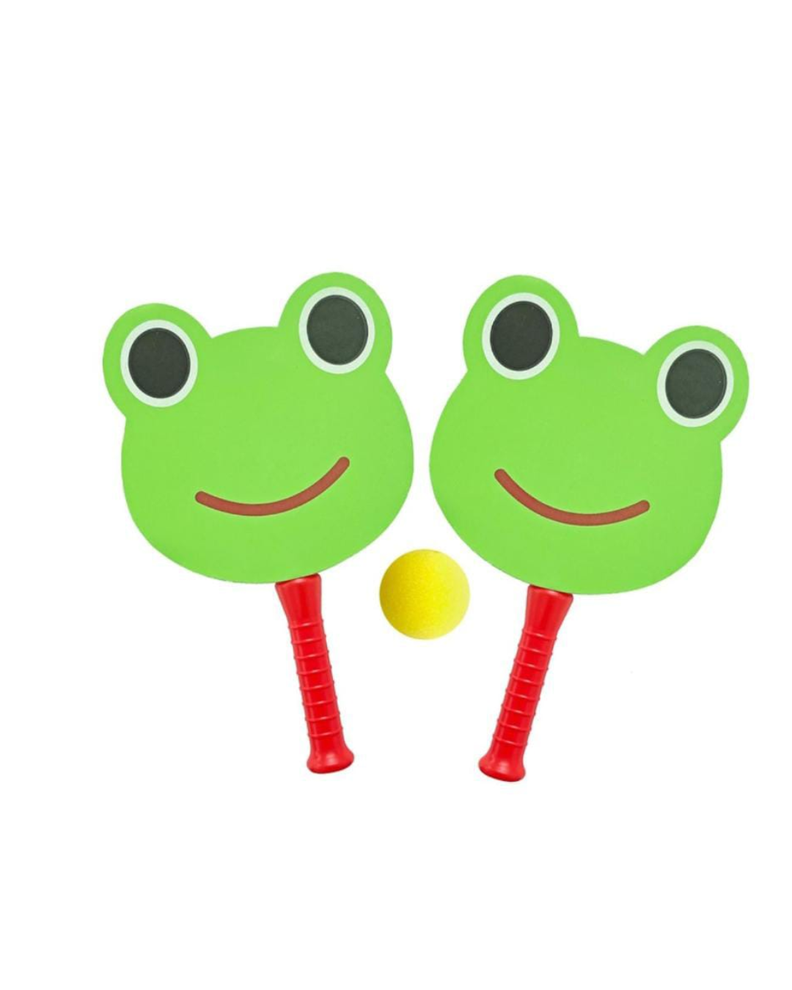 JUEGO DE PALETAS DE TENIS DISEÑO DE RANA-0