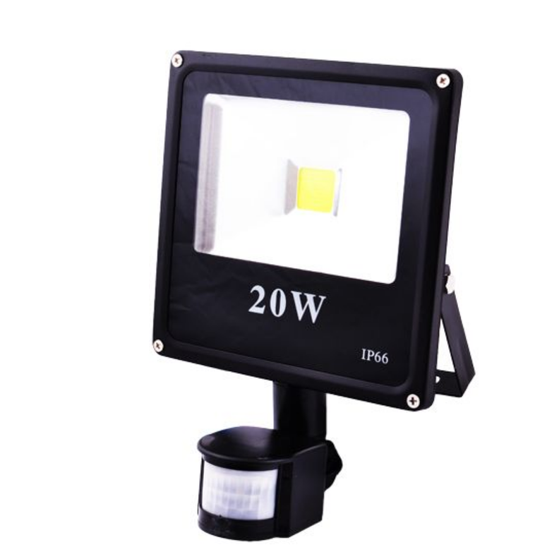 FOCO LED PROYECTOR 20W CON SENSOR DE MOVIMIENTO-0