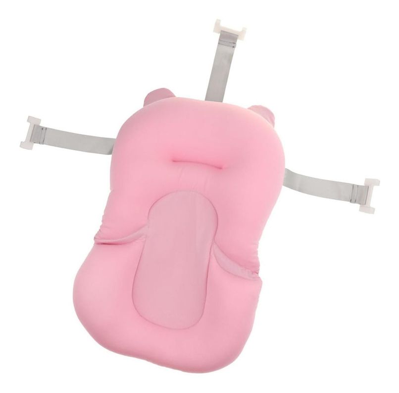 COJIN HAMACA PARA BAÑERA O TINA BEBES ROSA-0