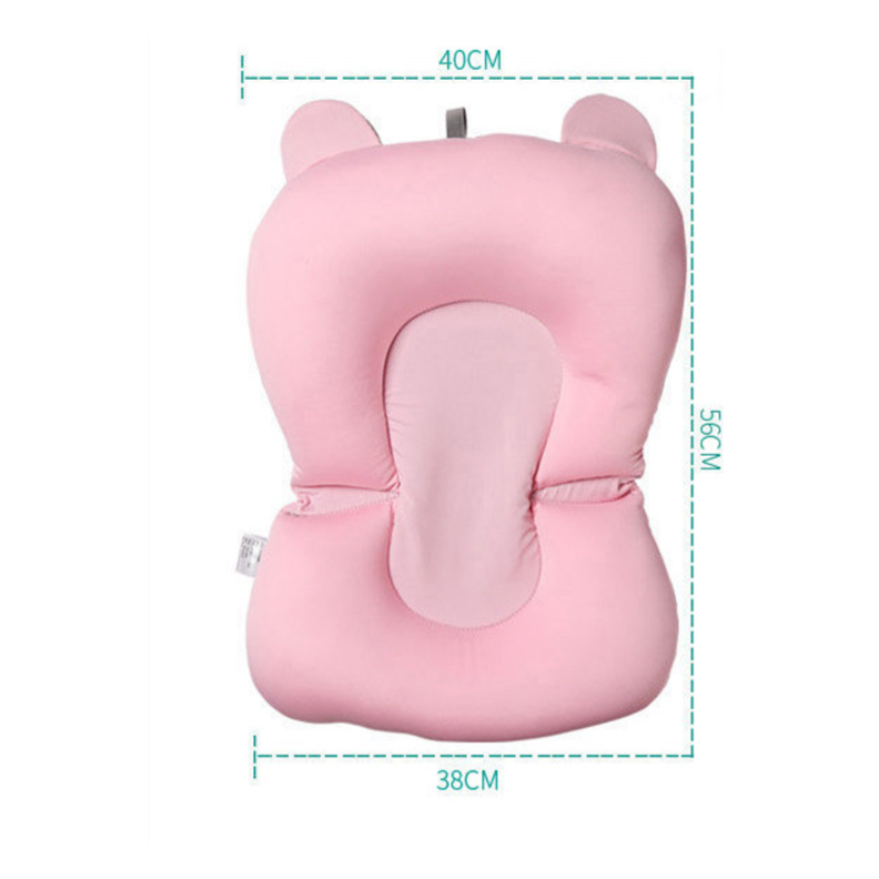 COJIN HAMACA PARA BAÑERA O TINA BEBES ROSA-1