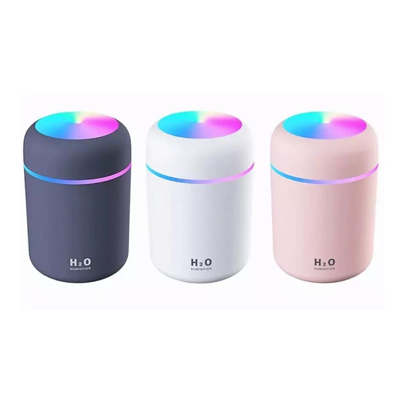 HUMIDIFICADOR DIFUSOR LED COLORFULL GRIS-1