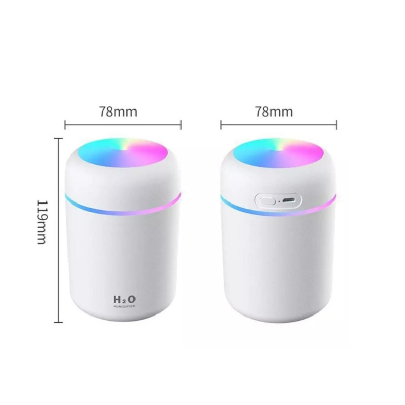 HUMIDIFICADOR DIFUSOR LED COLORFULL GRIS-2