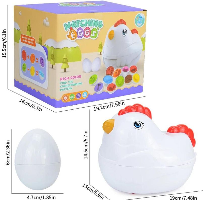 JUEGO ENCAJE EDUCATIVO GALLINA MONTESSORI-4