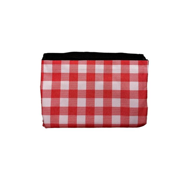Manta de Picnic Impermeable 150 x 180 Cuadros Rojos-1