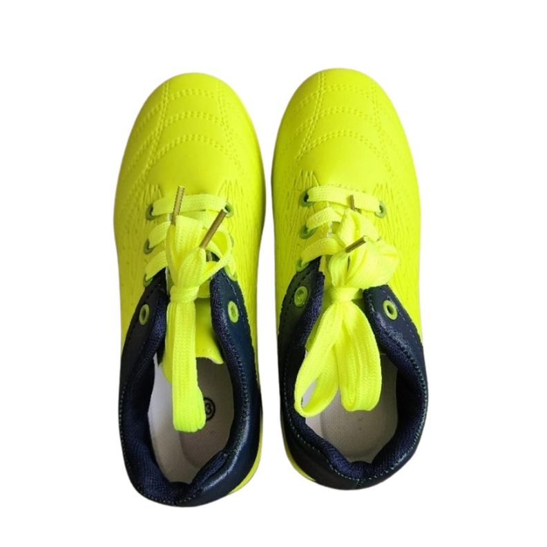 Zapatilla Futbolito Niño. Unisex. Futbol Color Azul/Amarillo-6