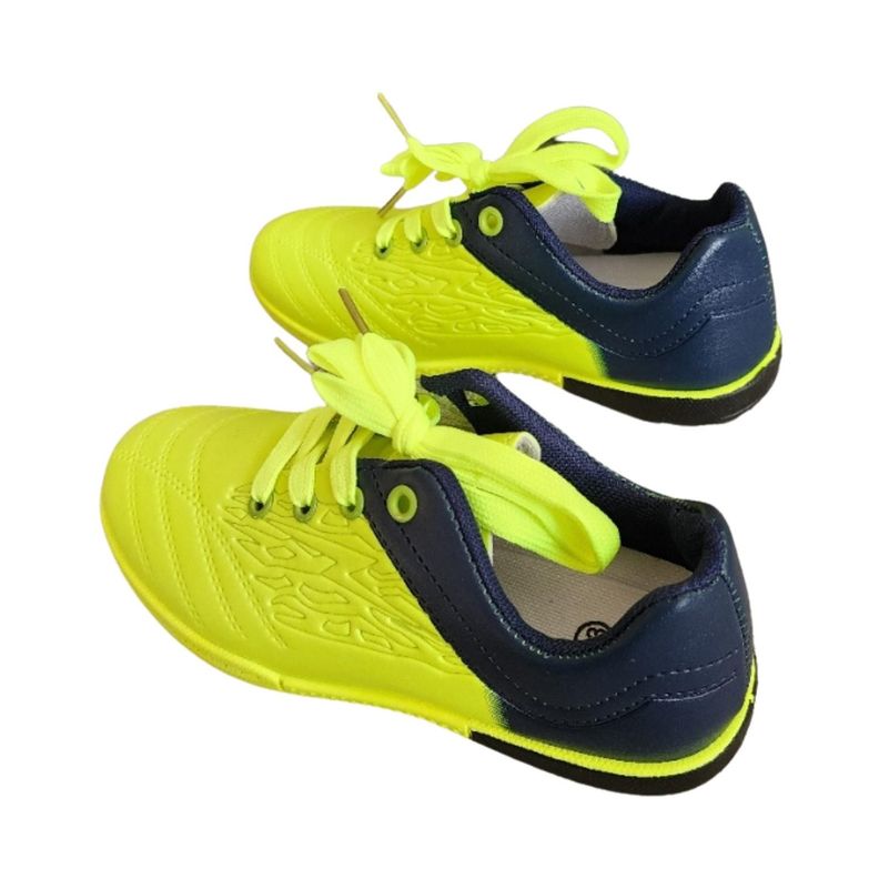 Zapatilla Futbolito Niño. Unisex. Futbol Color Azul/Amarillo-1