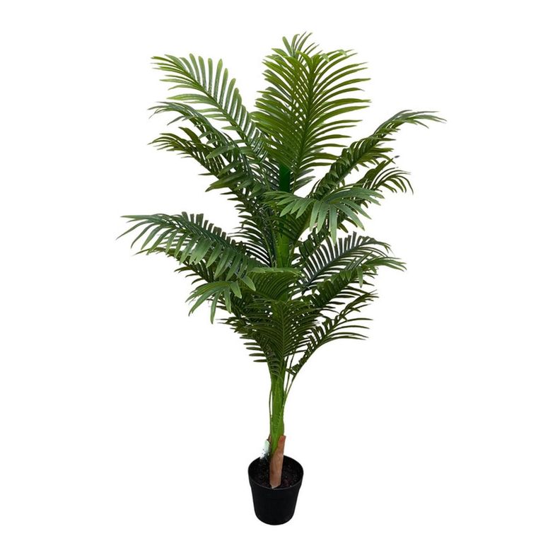 Planta Artificial Palmera Areca Frondosa 130 cm Verde