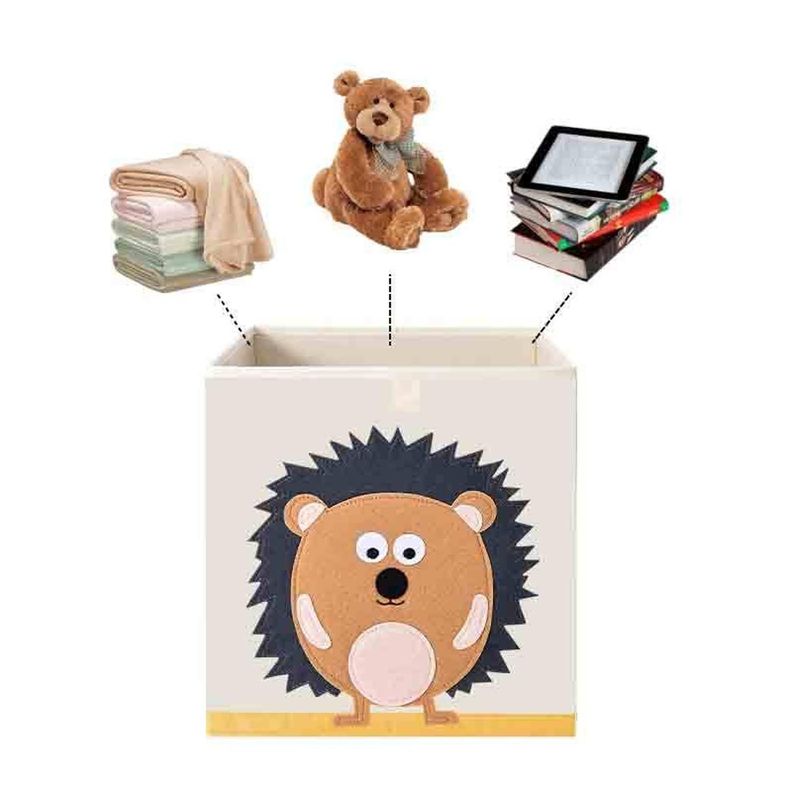 Caja Organizador Juguetes Ropa Infantil Kivara Erizo-1