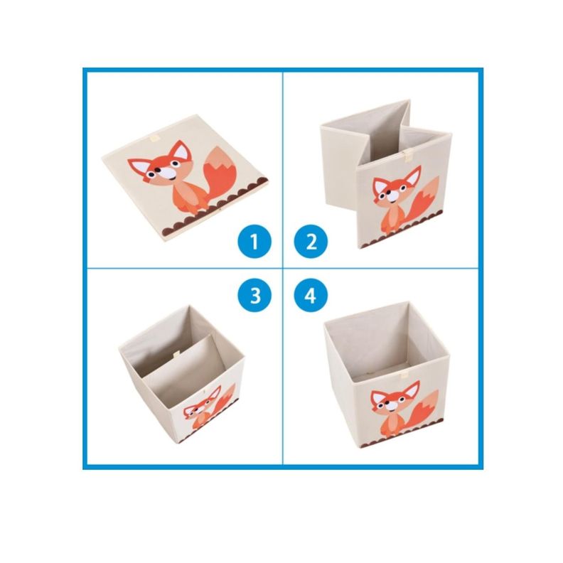 Caja Organizador Juguetes Ropa Infantil Kivara Fox-1