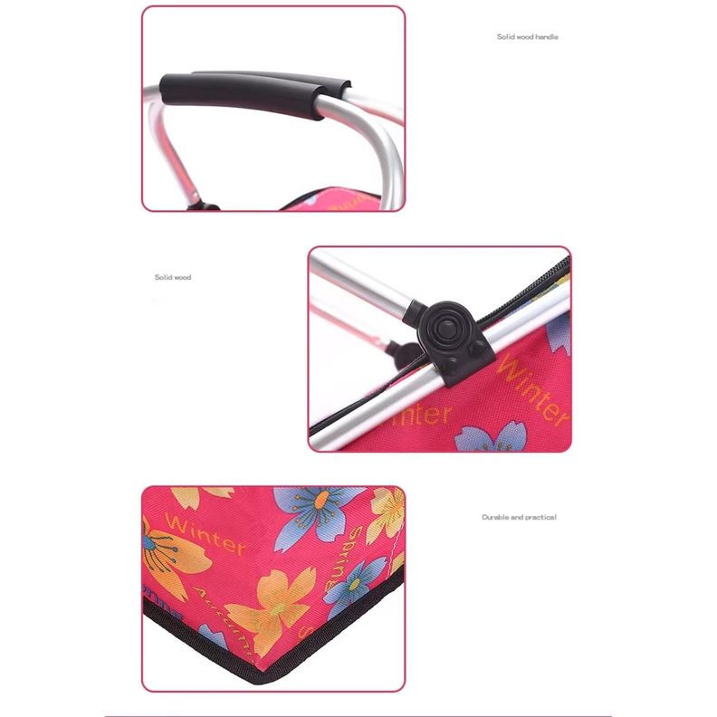 Bolso Termico Plegable Margaritas Cooler Canasta Picnic-4