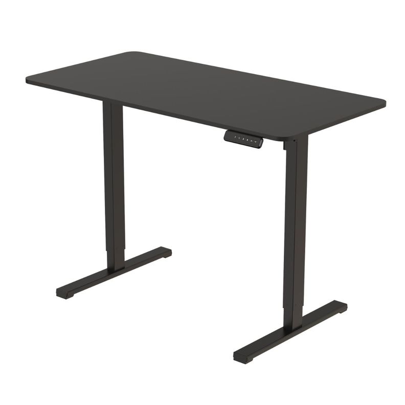 Escritorio Electrico Altura Ajustable Negro Oficina 120x60 cm Moderno-0
