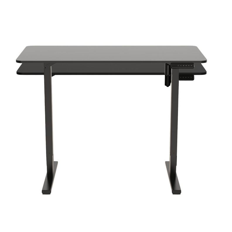 Escritorio Electrico Altura Ajustable Negro Oficina 120x60 cm Moderno-2
