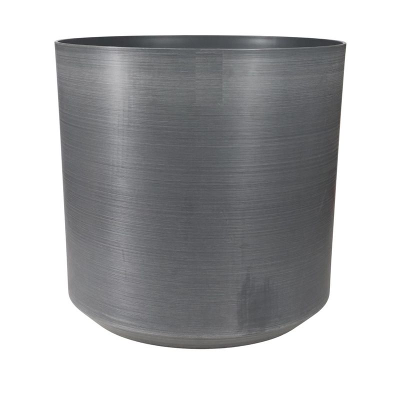 Macetero Grande. Simil Piedra. 43x43x43 cm.Gris-0
