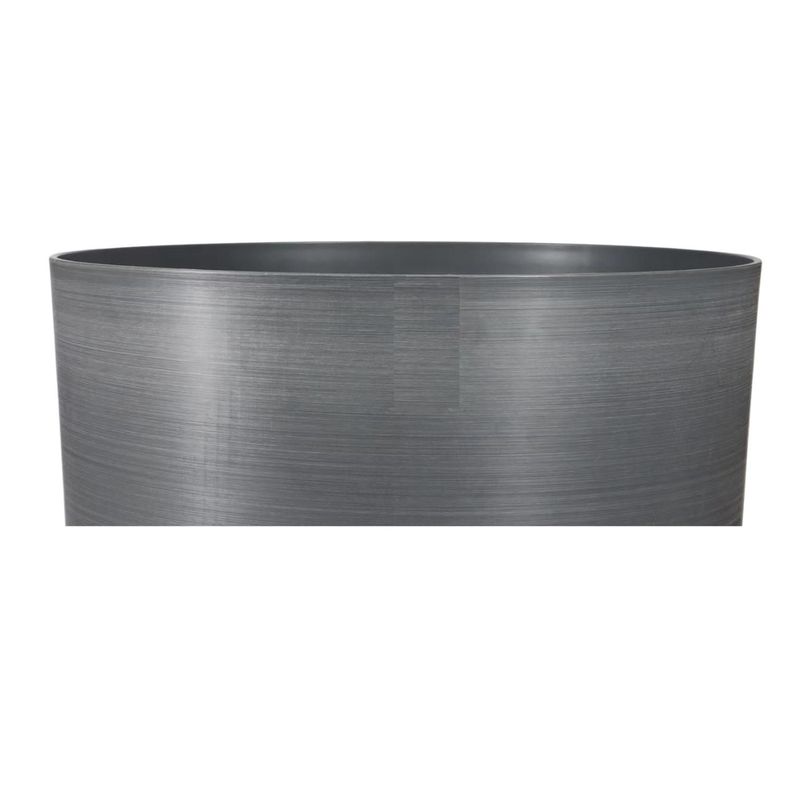 Macetero Grande. Simil Piedra. 43x43x43 cm.Gris-1