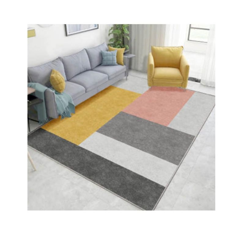 Alfombra Living 120X160 Cm. Foggia Tapete 3D Sala Estar Negro