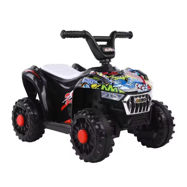 Cuatrimoto Auto Electrico Infantil Luz Sonido Bateria Yellow-0