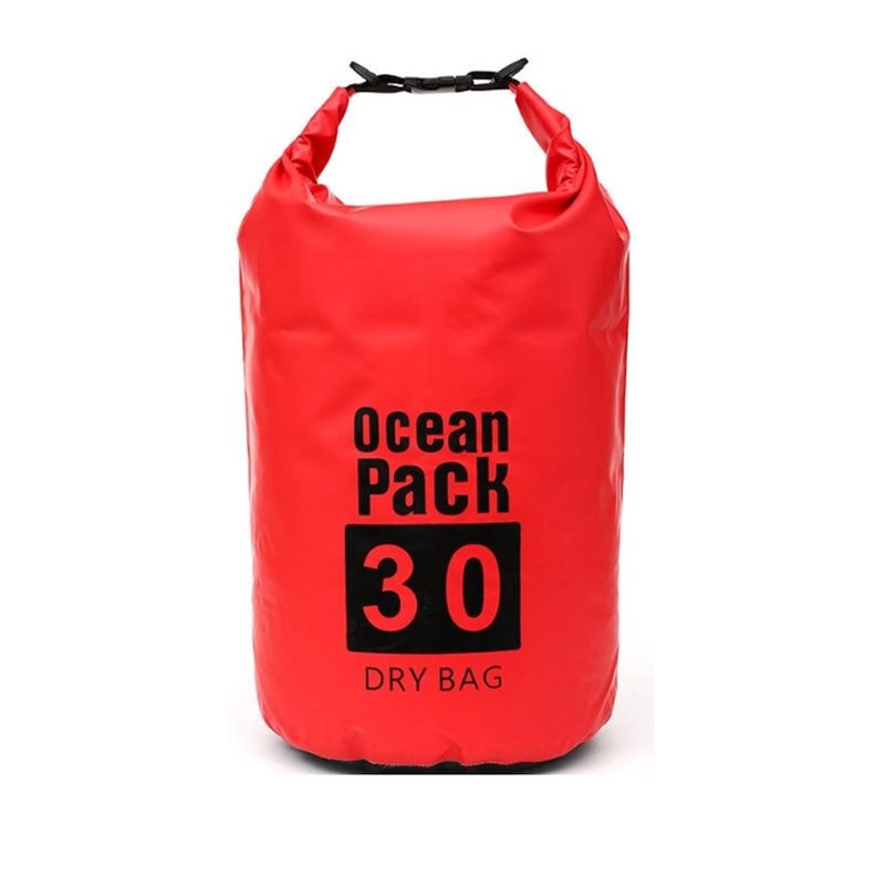 Bolso Seco Impermeable 30L Rojo-0