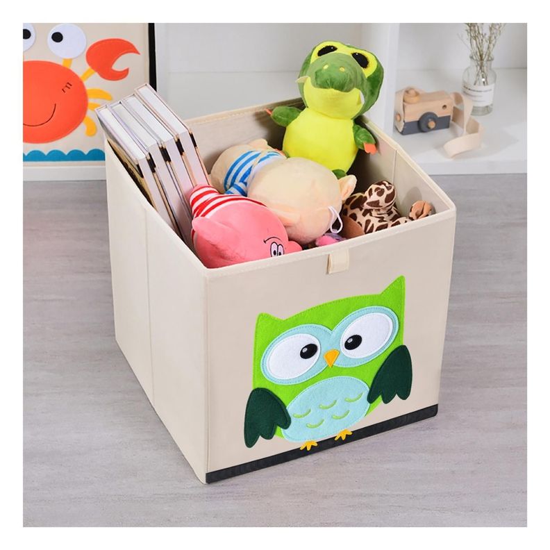 Caja Organizador Juguetes Ropa Infantil Kivara Buho-3