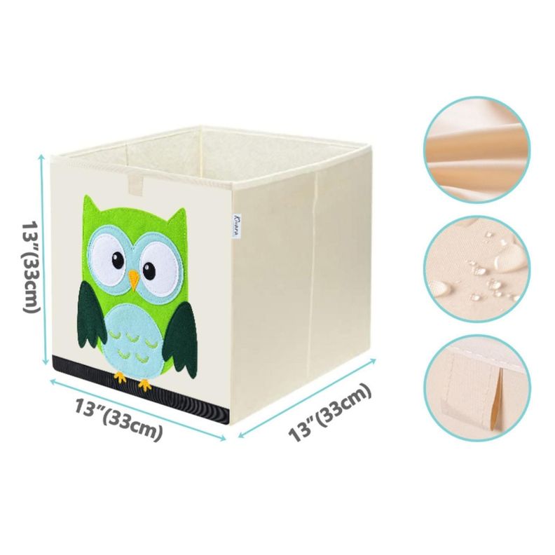 Caja Organizador Juguetes Ropa Infantil Kivara Buho-4