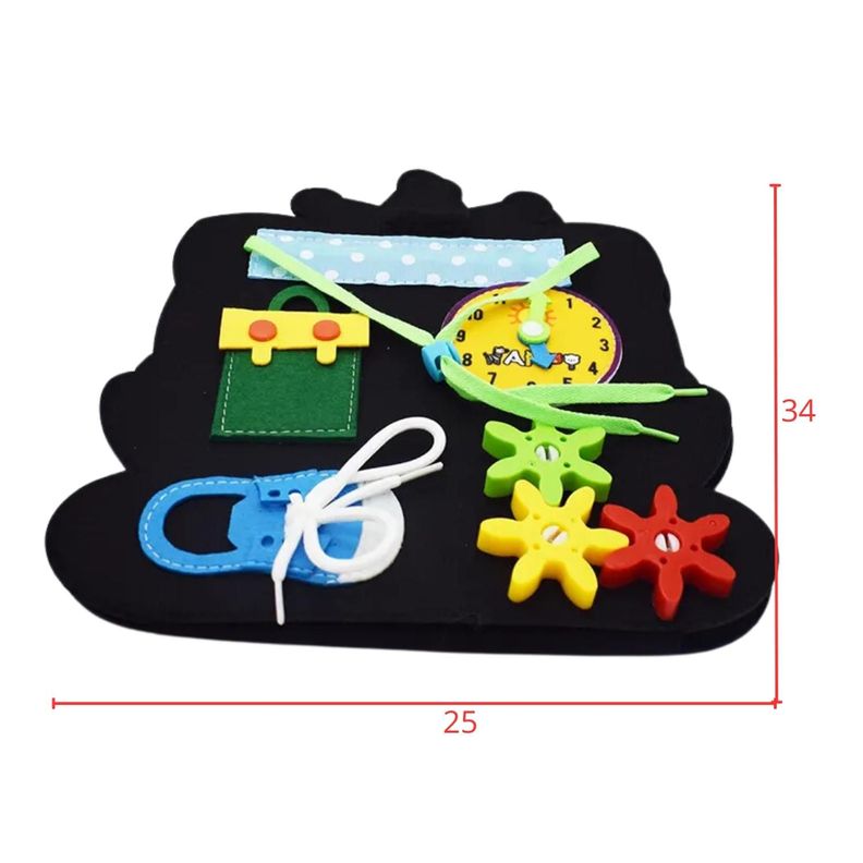 Tablero Sensorial Libro Bebe Desarrollo Sensorial Dinosaurio-1