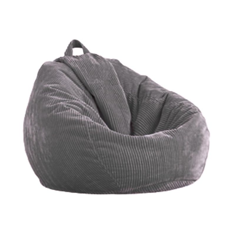 PUFF PERA DE COTELÉ. 100 X 120 CM. GRIS-1