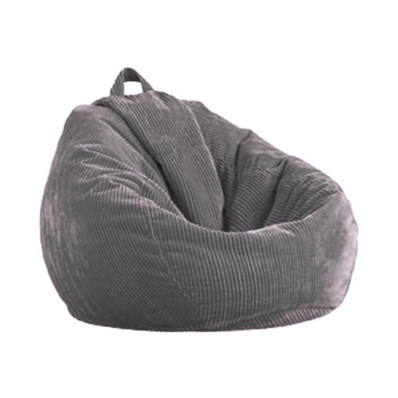 Puff Pera De Cotele. 100 X 120 Cm. Gris