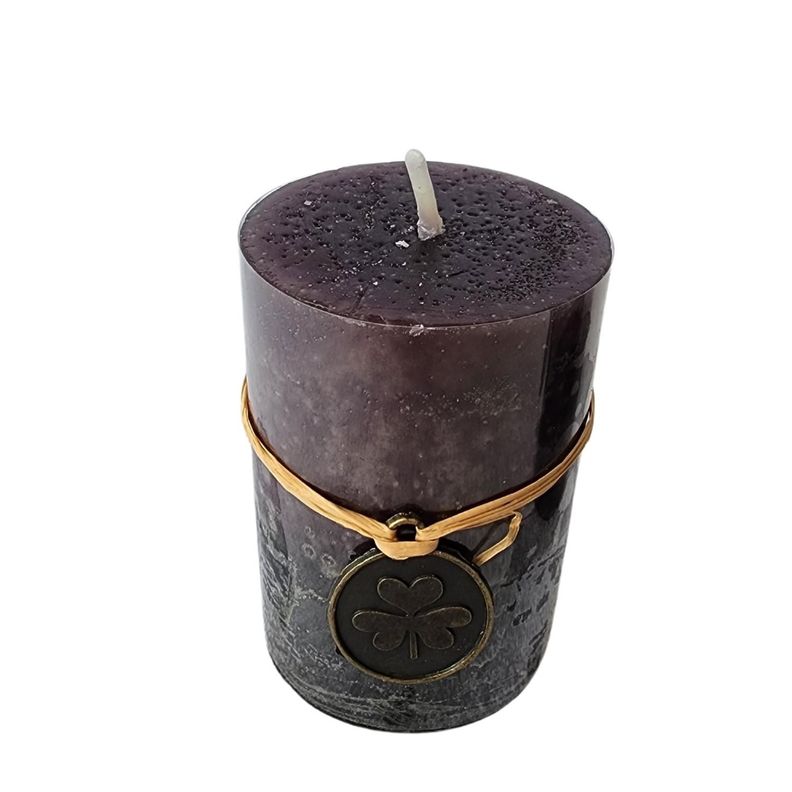 Vela Cirio Velon 7 cm. Dos Unidades Aromaticas Negro-2