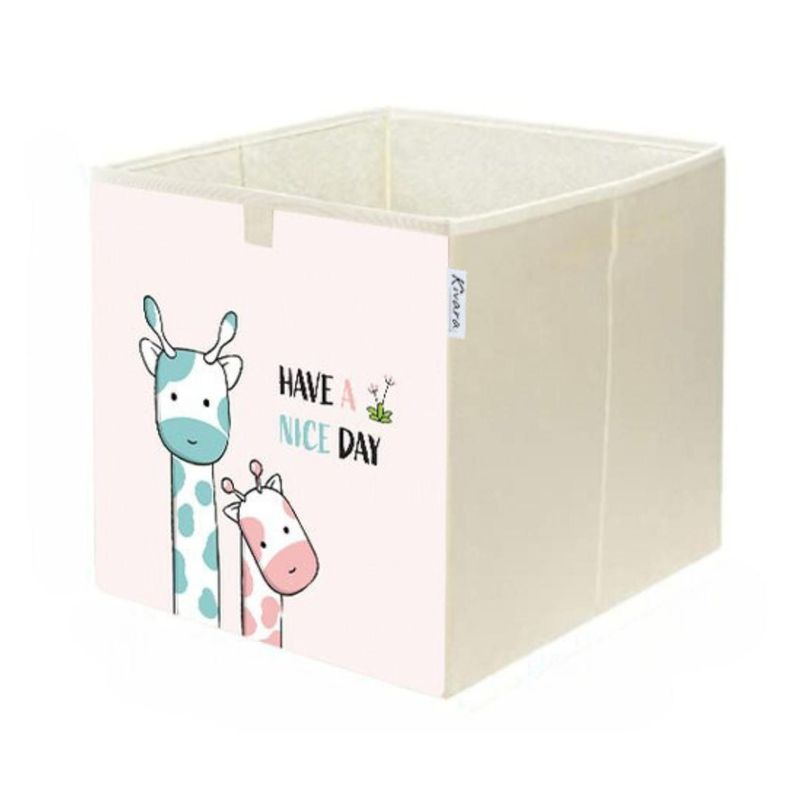 Caja Organizador Juguetes Ropa Infantil Kivara Jirafas-0