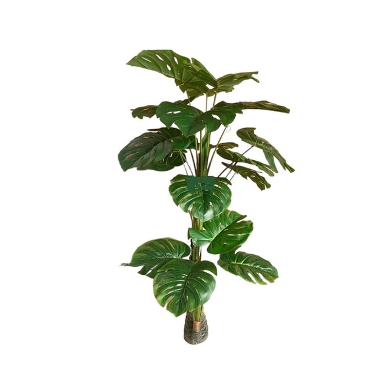 Planta Artificial Tipo Monstera. Altura: 110CM-0