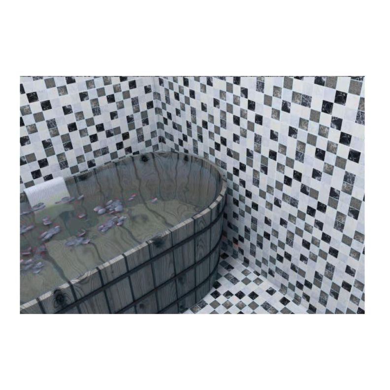 Piso Vinilico Adhesivo. Simil Ceramica. 0,9 m2. 1503-1