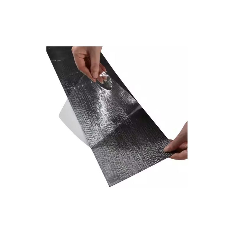 Piso Vinilico Adhesivo Simil Madera Cafe 5 m2 SPC68011-2