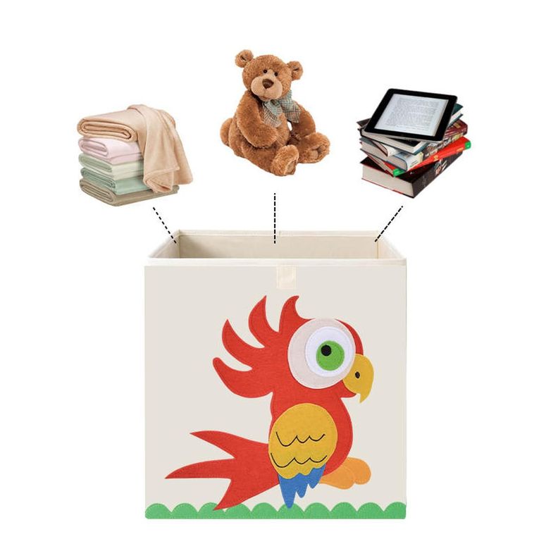 Caja Organizador Juguetes Ropa Infantil Kivara Loro-1