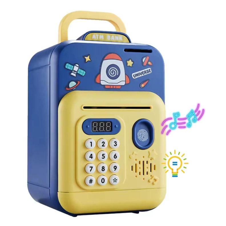 Alcancia Juguete Electónico Caja Seguridad Luz y Sonido-5