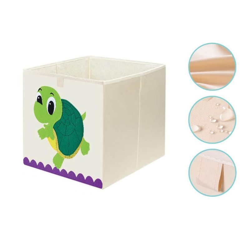 Caja Organizador Juguetes Ropa Infantil Kivara Tortuga-2