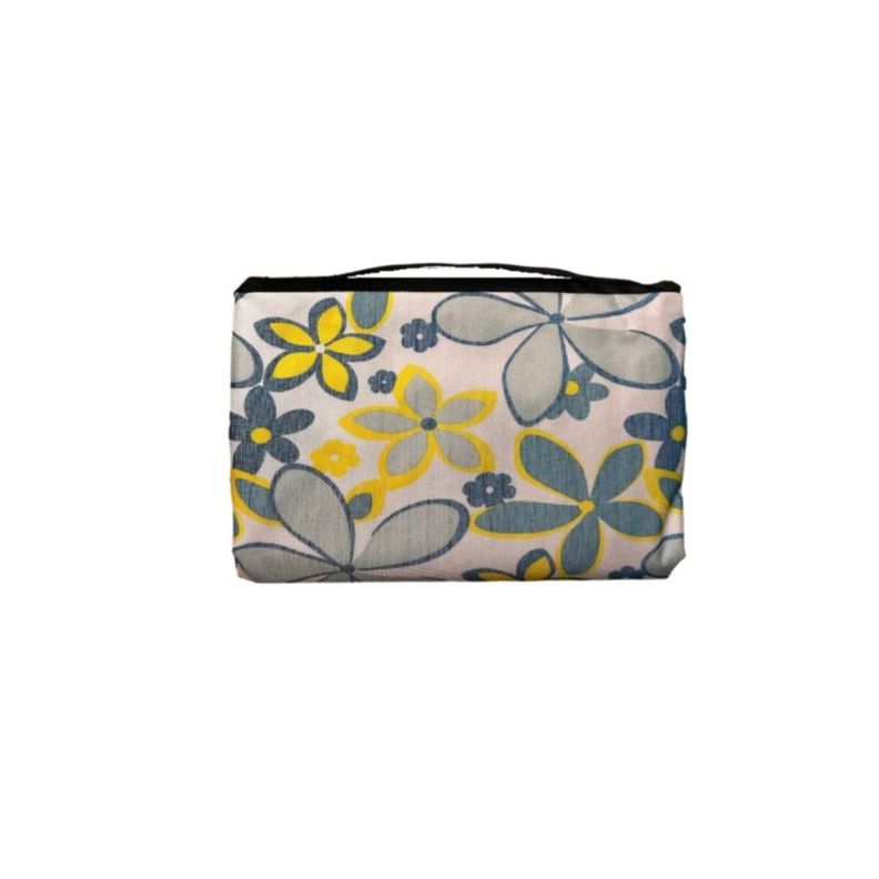Manta de Picnic Impermeable 150 x 180 Flores Azules-1