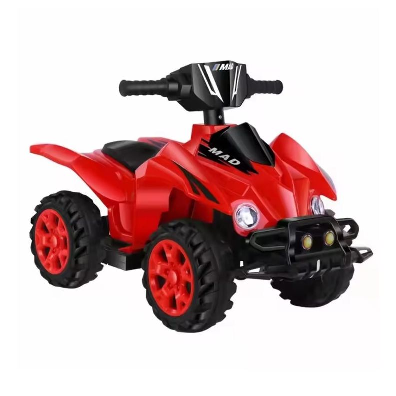 Cuatrimoto Auto Electrico Arena Infantil Luz Sonido Roja-0