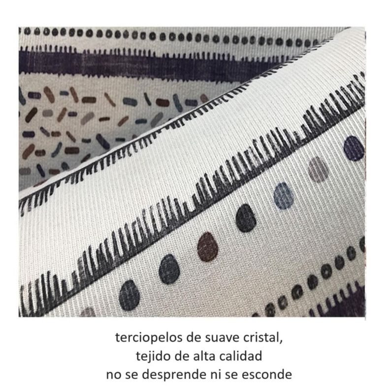 Alfombra Living Grande 150x200 cm. Tapete Sala Rize 3D-3