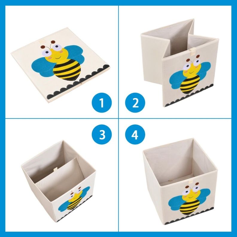 Caja Organizadora Juguetes Ropa Infantil Abeja-5
