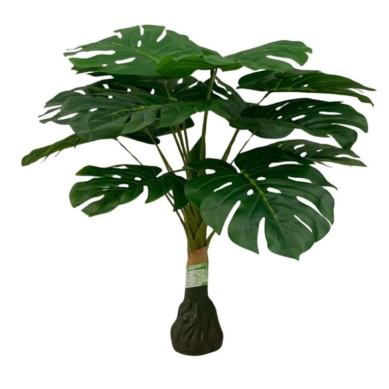 Planta Artificial Decorativa Interior Monstera 85cm de Alto