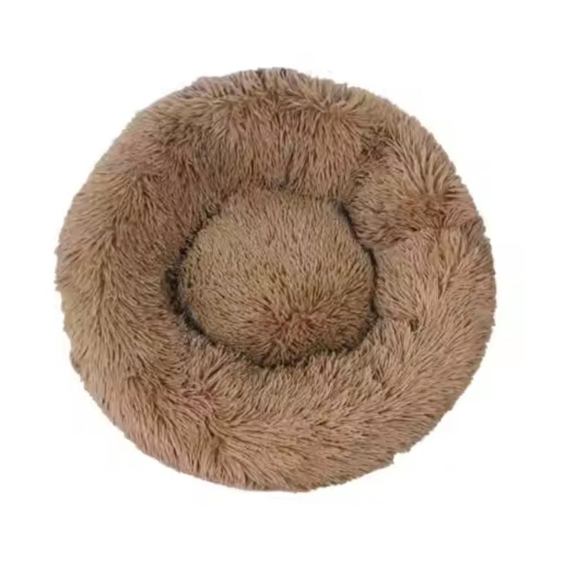 Cama Para Perro / Gato. Antiestres.110 cm de Diámetro. Cafe-1