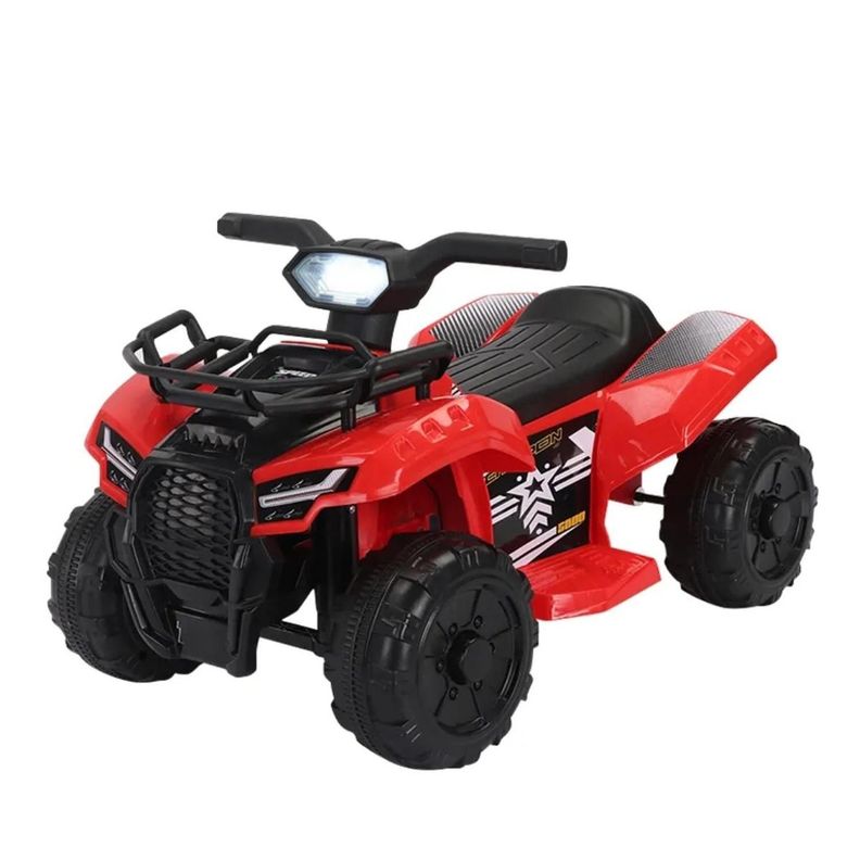 Moto Electrica Bateria Auto Niño Luz Y Sonido 518 Roja-0
