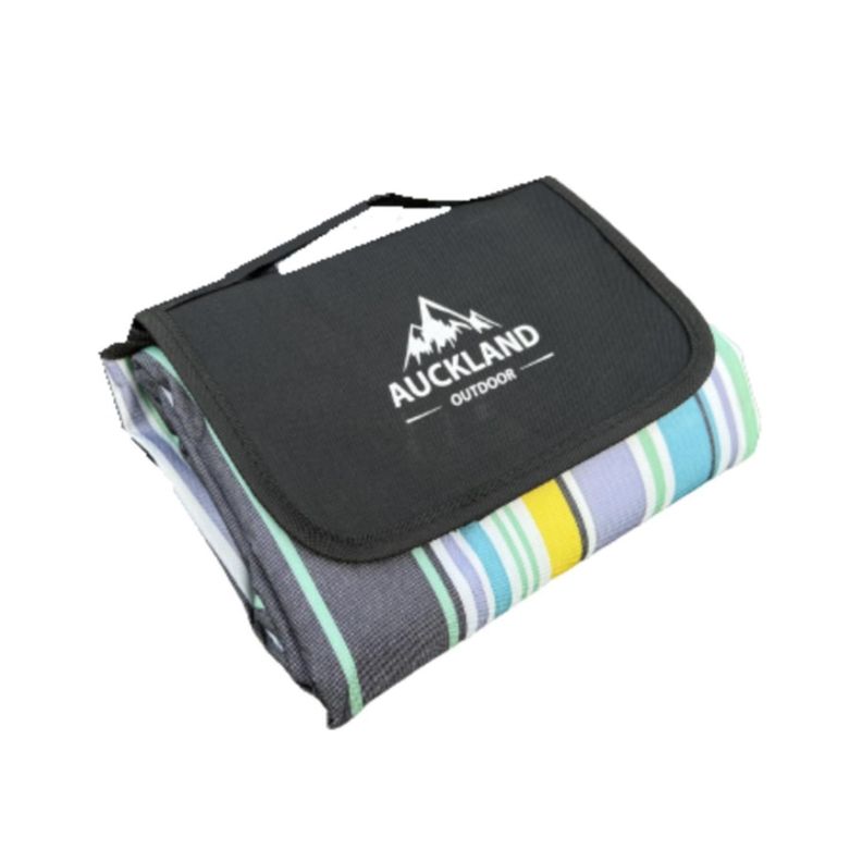 Manta de Picnic Impermeable 150 x 180 Rayas Azules-2